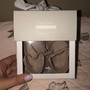 Brand new Zara baby moccasins